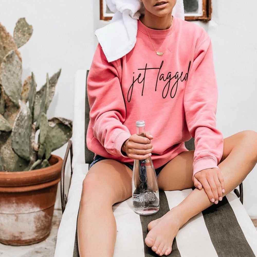 NWT LULUSIMONSTUDIO for VICI JET 🛩️ LAGGED COTTON PULLOVER, Sz.S, BNWT